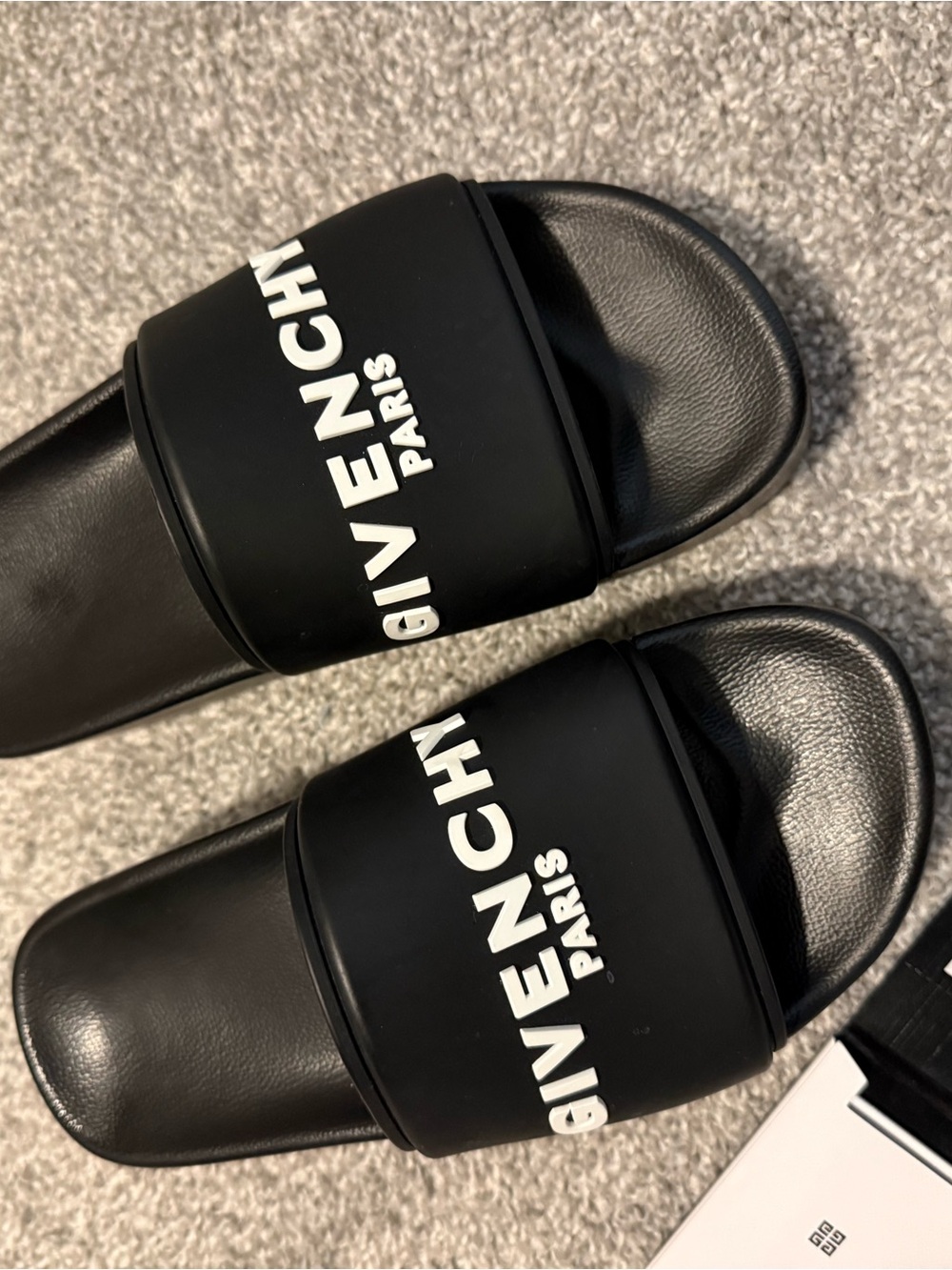 Authentic Givenchy Paris Black Platform Sandals - Picture 2 of 5